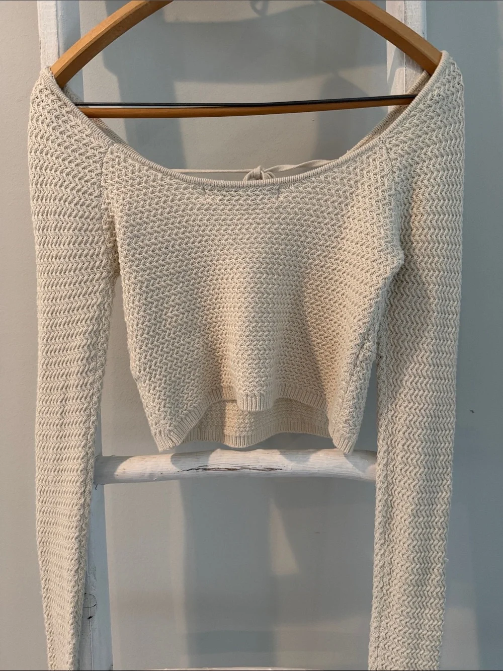 Free People cropped knit